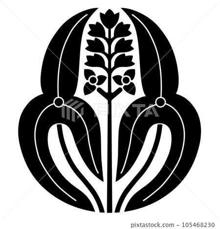 It's a family crest. It is called Omodaka Nagatozawa. It's a family crest. It is called Omodaka Nagatozawa. 105468230