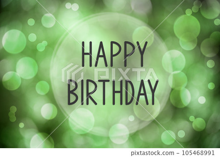 Green Shiny Christmas Background With Text Happy Birthday Green Shiny Christmas Background With Text Happy Birthday 105468991
