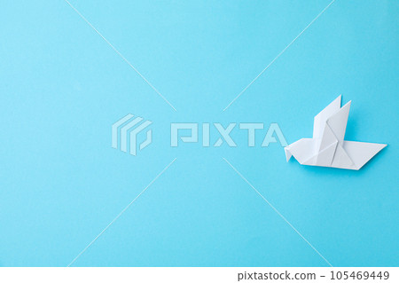 International day of peace or world peace day, symbol of peace - pigeon 105469449