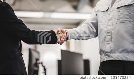 Colleagues, business scene Colleagues, business scene 105470224