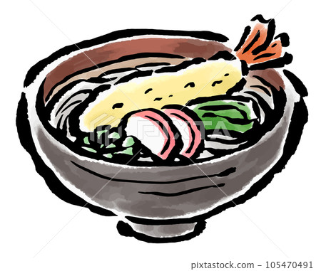 Toshikoshi蕎麥麵天婦羅蕎麥麵刷圖 Toshikoshi蕎麥麵天婦羅蕎麥麵刷圖 105470491