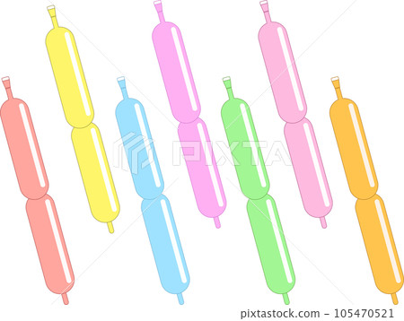 Tupet with dark eyes 7 color set 105470521