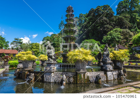 Tirta Gangga, a former royal palace in eastern Bali, Indonesia 105470961