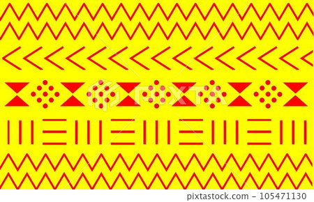 Ethnic textile illustration material 105471130