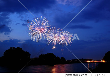 The 68th Oyama Fireworks (Oyama Summer Festival 2019) Oyama Fireworks Display Sunday, July 28, 2019 105471510