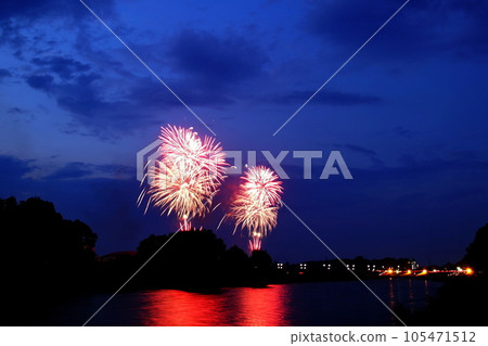 The 68th Oyama Fireworks (Oyama Summer Festival 2019) Oyama Fireworks Display Sunday, July 28, 2019 105471512