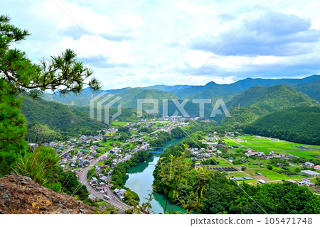 《Gifu Prefecture》View from Tomiyama, Kawabe Town Gifu's Grand Canyon 《Gifu Prefecture》View from Tomiyama, Kawabe Town Gifu's Grand Canyon 105471748