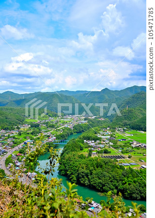 《Gifu Prefecture》View from Tomiyama, Kawabe Town Gifu's Grand Canyon 《Gifu Prefecture》View from Tomiyama, Kawabe Town Gifu's Grand Canyon 105471785