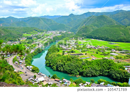 《Gifu Prefecture》View from Tomiyama, Kawabe Town Gifu's Grand Canyon 《Gifu Prefecture》View from Tomiyama, Kawabe Town Gifu's Grand Canyon 105471789