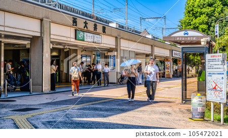 Cityscape of Shinagawa Ward, Tokyo Nishi-Oi Station Cityscape of Shinagawa Ward, Tokyo Nishi-Oi Station 105472021