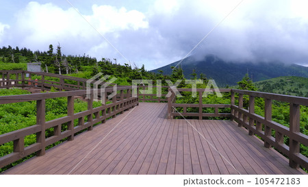 Hakkoda Ropeway Sancho Station Wood Deck Observation Deck 2 105472183
