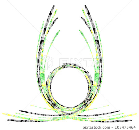 Curved design graphic Curved design graphic 105473464