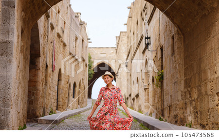 summer trip to Rhodes island, Greece 105473568