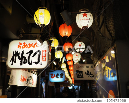 The original ramen alley in Susukino, Sapporo The original ramen alley in Susukino, Sapporo 105473966