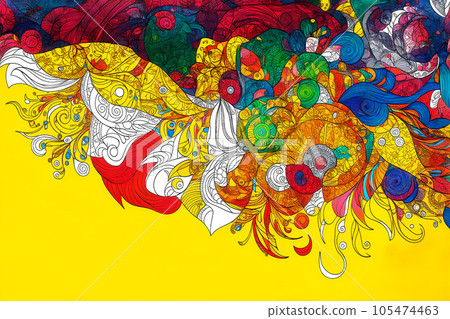 抽象繪畫是不描繪具體物體的繪畫。抽象繪畫結合了形狀、線條、色彩、紋理等元素，創造出獨特的 105474463