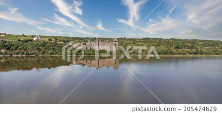 Khotyn Fortress, medieval fortification complex in Ukraine. 105474629