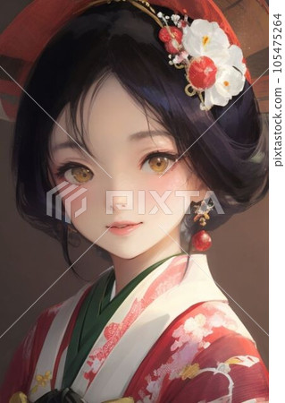 Her appearance in a hakama is a wonderful sight that combines rich culture and cuteness. Her appearance in a hakama is a wonderful sight that combines rich culture and cuteness. 105475264