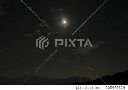Hakushu Town, Hokuto City, Lunar age 23.9 Rendezvous of the Moon and Jupiter after the waning of the Earthshine Hakushu Town, Hokuto City, Lunar age 23.9 Rendezvous of the Moon and Jupiter after the waning of the Earthshine 105475829