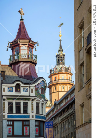 Old buildings in central Leipzig, Germany Old buildings in central Leipzig, Germany 105476812