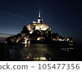 Midnight Mont Saint Michel 105477356