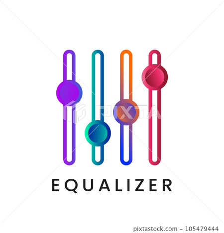 Equalizer logo symbol icon. 105479444