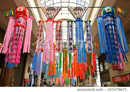 Decoration of Ichinomiya Tanabata Festival 105479671