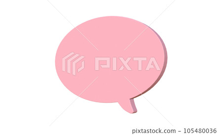 三維粉色泡泡 105480036