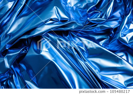 Metallic blue cloth background: AI work Metallic blue cloth background: AI work 105480217