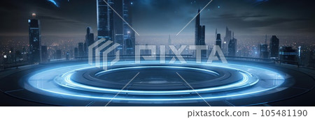 Technological background, empty space, mock-up Technological background, empty space, mock-up 105481190