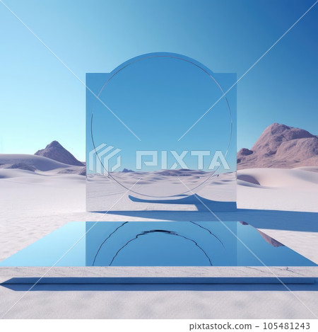 Technological background, empty space, mock-up 105481243