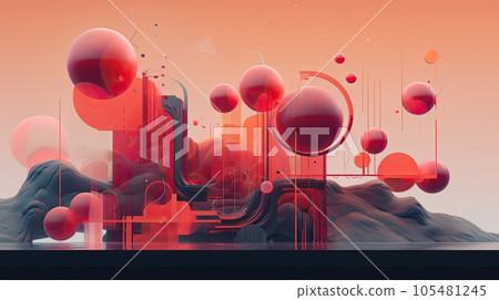 Abstract beautiful multi-colored background 105481245