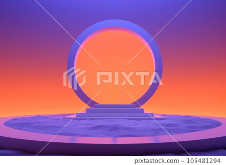 Beautiful background with ultraviolet light and space for your product 105481294