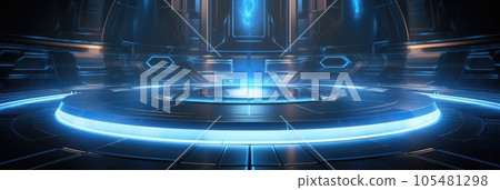 Technological background, empty space, mock-up Technological background, empty space, mock-up 105481298