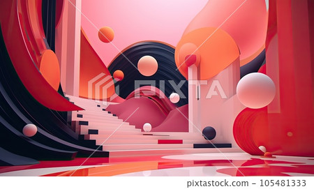 Abstract beautiful multi-colored background 105481333
