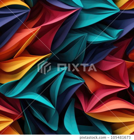 Texture consisting of flowers, 3D effect Texture consisting of flowers, 3D effect 105481673