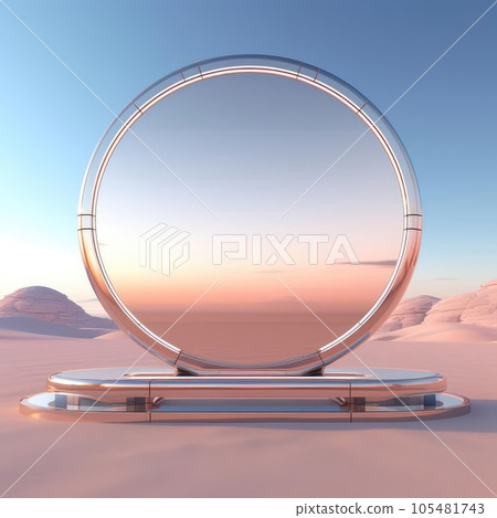 Technological background, empty space, mock-up 105481743