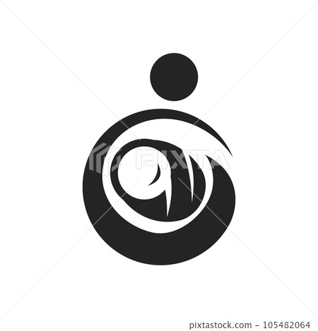 baby logo template. Icon Illustration Brand Identity. Isolated and flat illustration. Vector graphic baby logo template. Icon Illustration Brand Identity. Isolated and flat illustration. Vector graphic 105482064