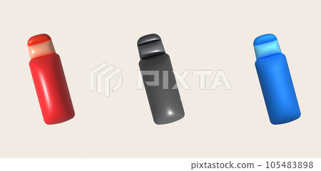 3d illustration camping equipment design ,Container water bottles for sport 3d illustration camping equipment design ,Container water bottles for sport 105483898