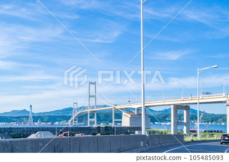 Shiratori Ohashi Shiratori Shindo, East Japan's largest elegant white suspension bridge that looks like a swan spreading its wings 105485093