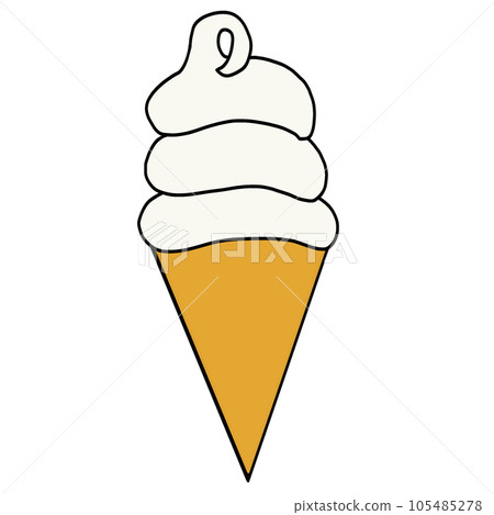 set of ice cream set of ice cream 105485278