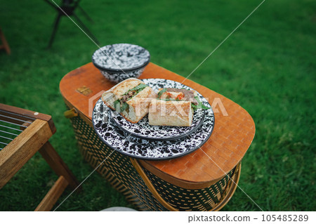 sandwiches outdoors sandwiches outdoors 105485289