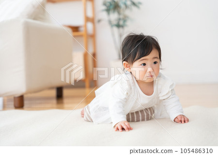 9 months old baby 9 months old baby 105486310
