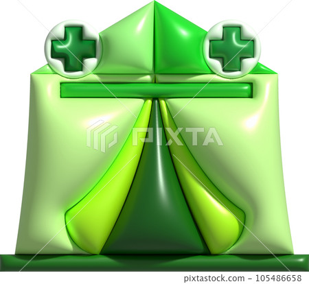 3d illustration camping travel tent equipment ,Tourist camp tents 105486658