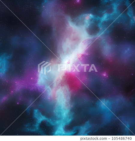 galaxy space photo abstract background, nebula light sky, random element design 105486740