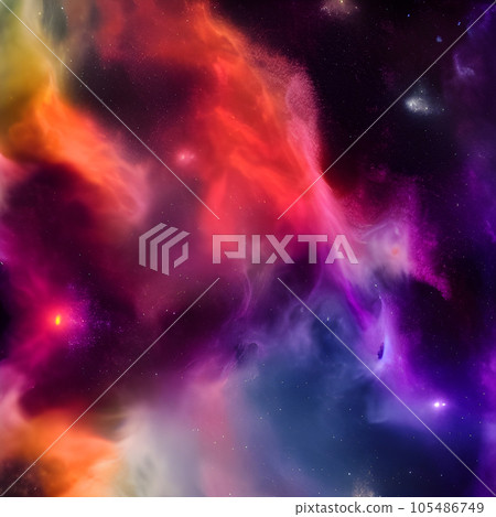 galaxy space photo abstract background, nebula light sky, random element design 105486749
