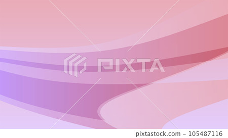 Vector background image of wave-like pink and purple wave lines 105487116