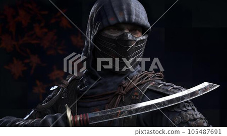 Ninja, Japan's Edo period spy (Generative AI) 105487691