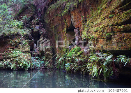 kamenice river from the small ship 105487991