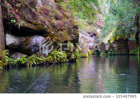 kamenice river from the small ship 105487995
