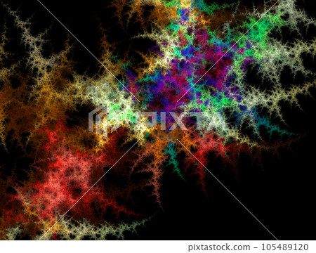 Imaginatory fractal abstract background Image Imaginatory fractal abstract background Image 105489120